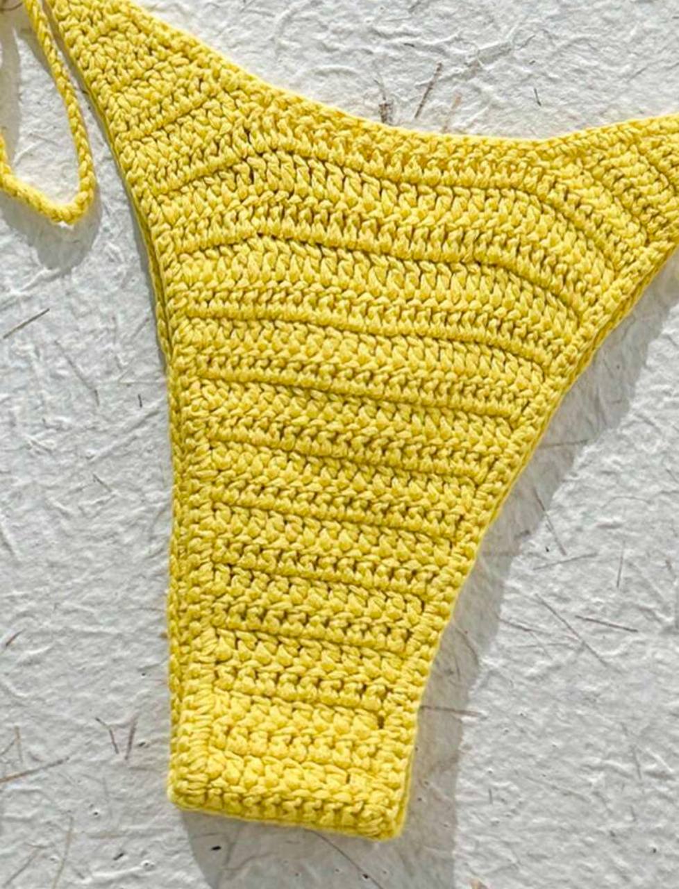 Crochet Bikini Set Top & Bottom