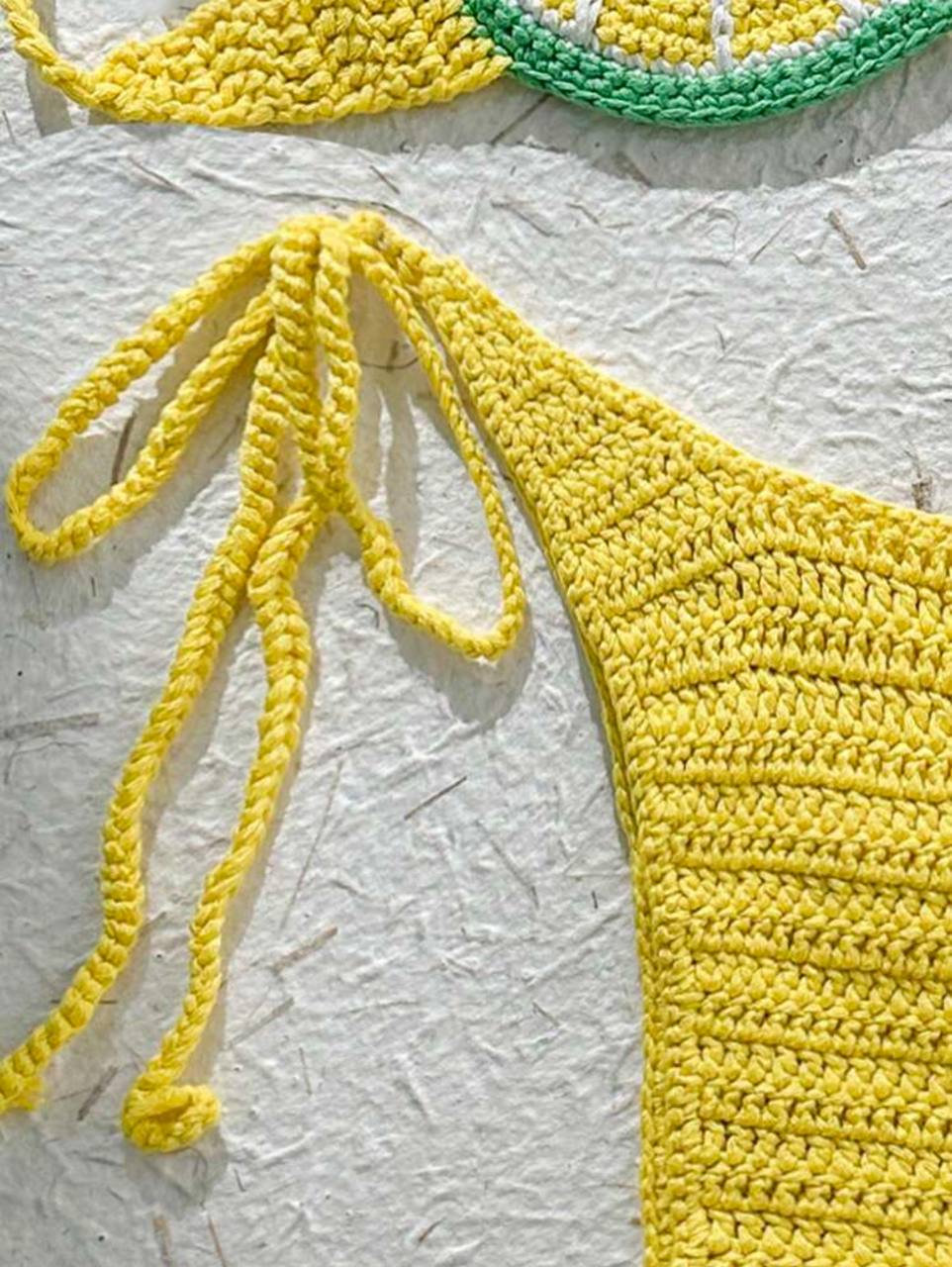 Crochet Bikini Set Top & Bottom
