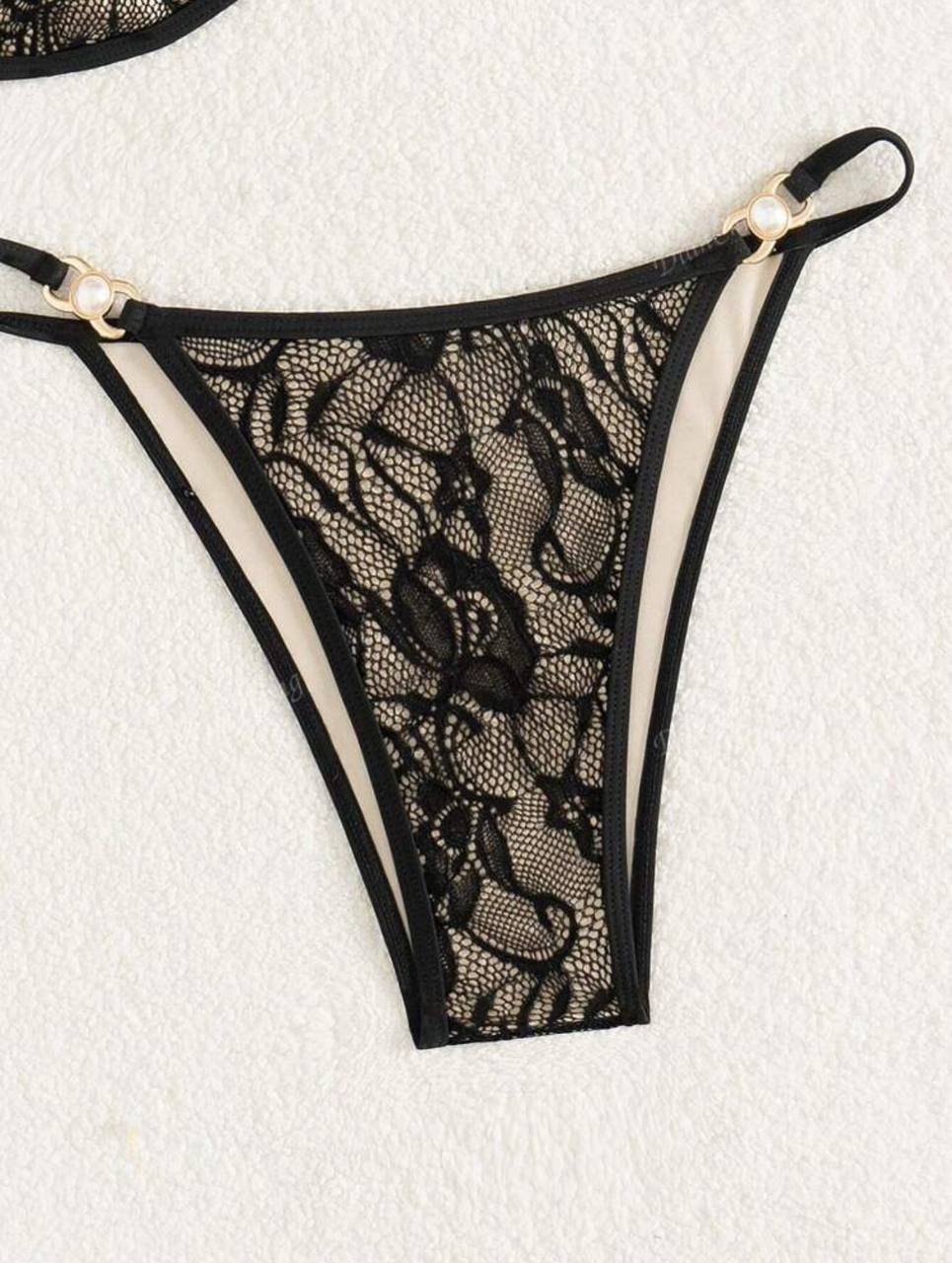 Lace Women Swimsuit Bikini Set