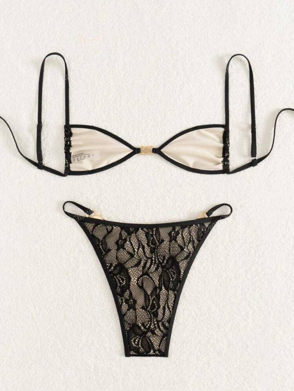 Lace Women Swimsuit Bikini Set