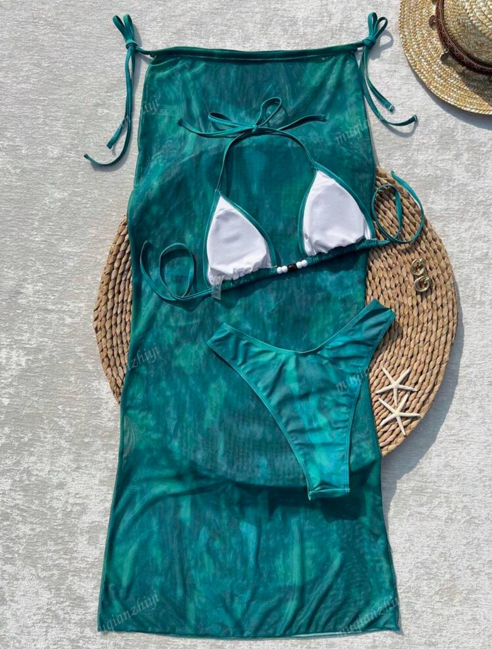 Skirted Halter Swimsuit for Women