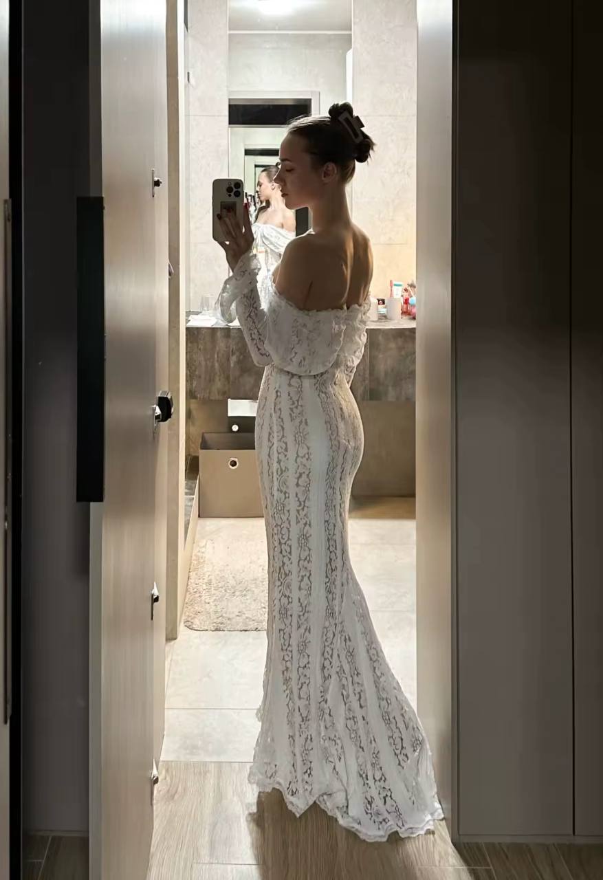 White Off The Shoulder Dress