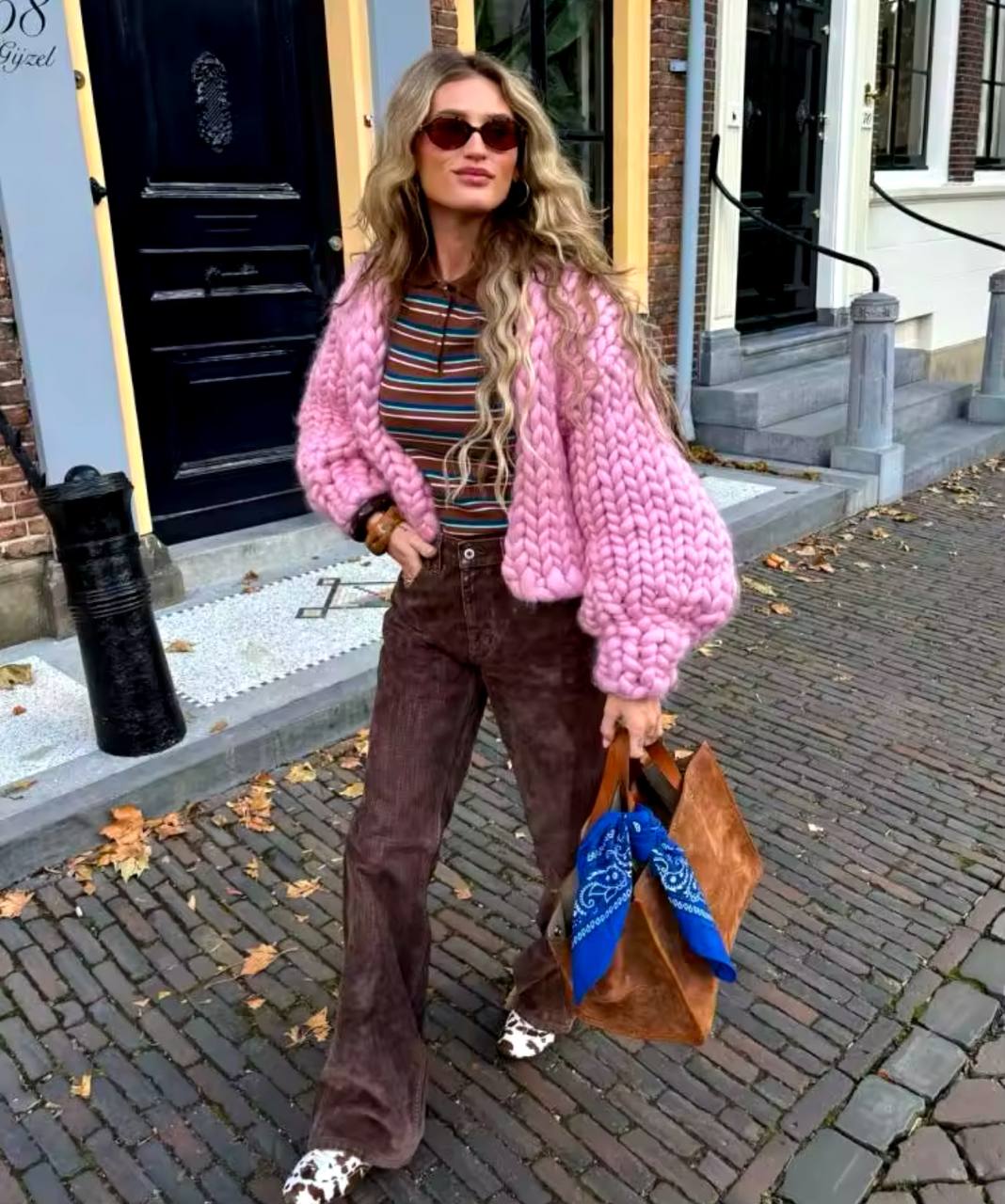 Knitted Cardigan Women Thick Long Sleeve Elegant Solid Casual Sweater Loose Short Chic Outwear Coat Tops